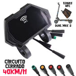 Display Smartgyro crossover dual max 2 Versión circuitos cerrados 40Km/h + 2 tarjetas NFC (deslimitar)