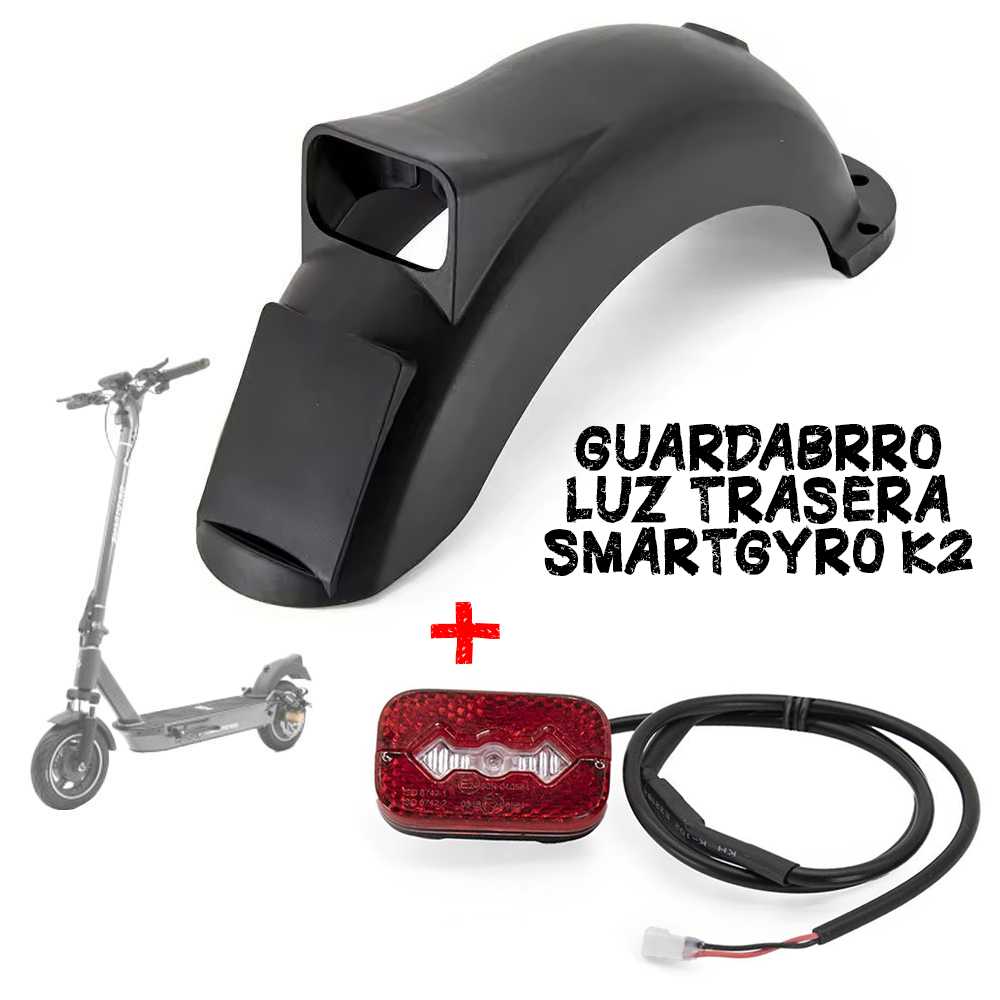 Guardabarros con luz de freno Smartgyro K2