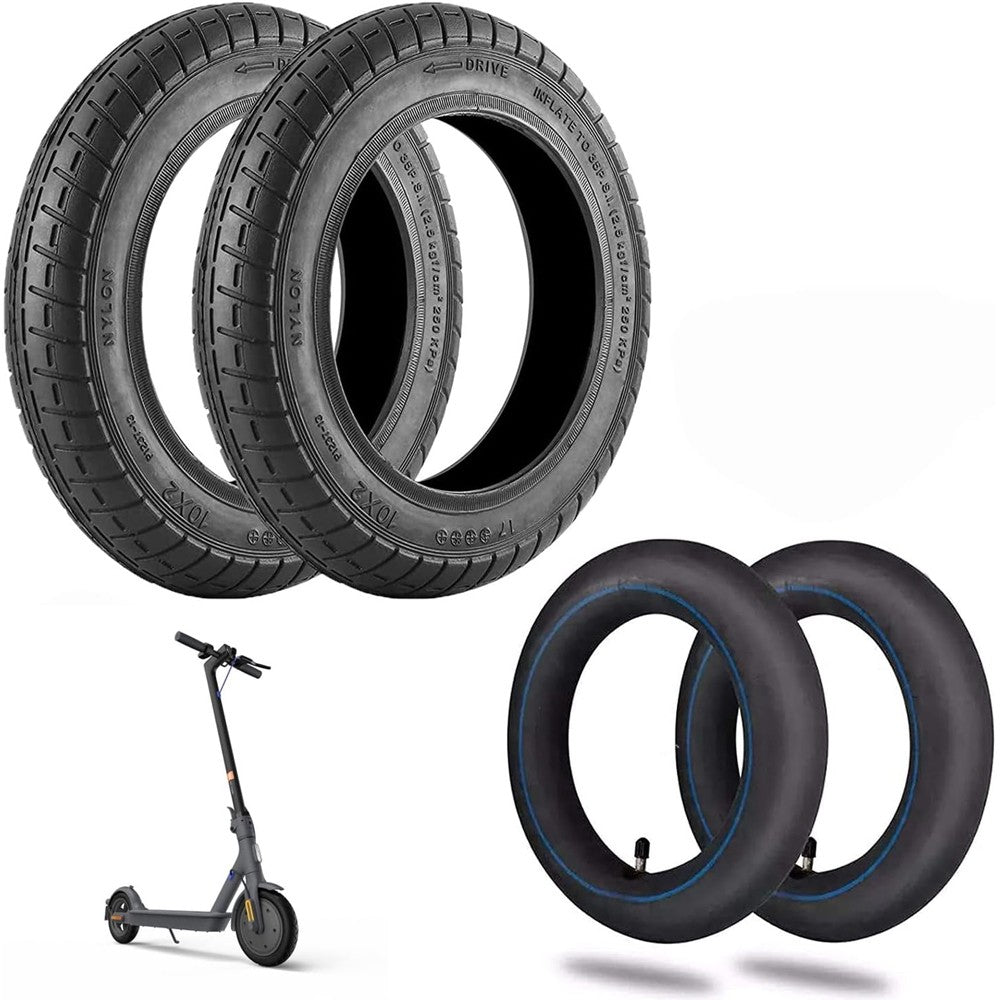 Kit 2 Cubiertas Wanda 10" pulgadas + 2 Cámaras de aire 10" válvula r