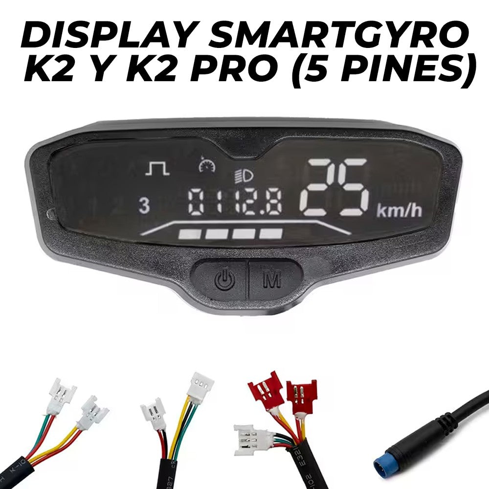 Display Smartgyro K2 PRO 5 pines + Carcasa