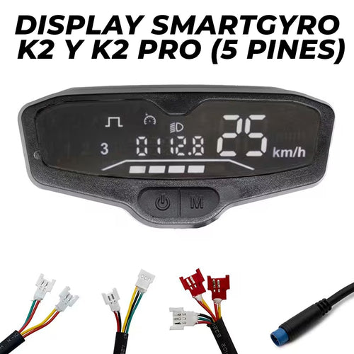 Display Smartgyro K2 PRO 5 pines + Carcasa