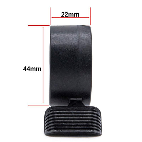 Papillon à ouverture totale avec connecteur étanche 1,6M noir
