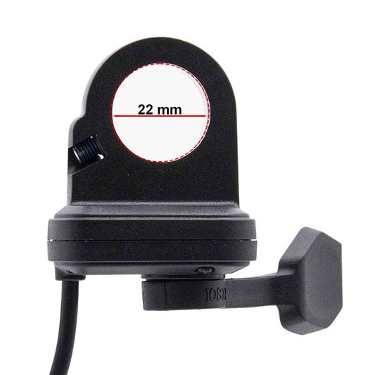 Acelerador con conector sm 1,6M negro