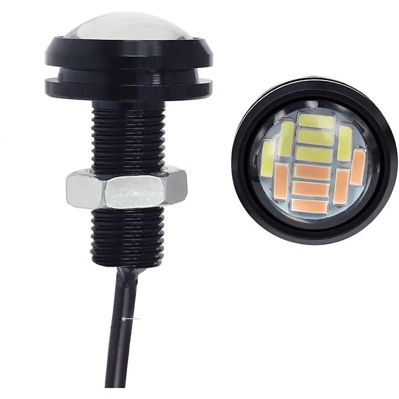 Luz Led ojo de Aguila (pack de 2 luces)(12 leds por luz) Elige tu color