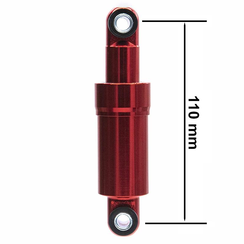 Amortiguador rojo 110mm - 2 uds