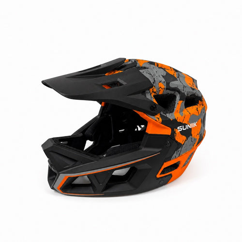 Casco Integral Talla L Color Orange Gris