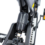 Vélo électrique urbain Antares blanc 700C avec cadre en acier et freins à disque