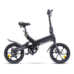 Vélo électrique urbain Antares blanc 700C avec cadre en acier et freins à disque
