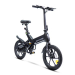 Vélo électrique urbain Antares blanc 700C avec cadre en acier et freins à disque