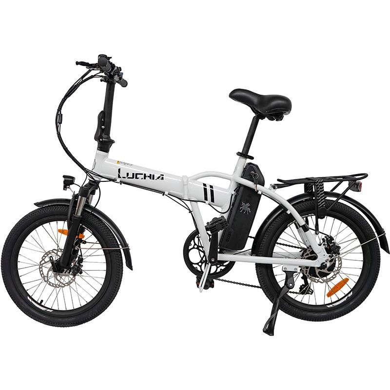 elektrofahrrad weiss Sirio weißes 20" faltbares Elektrofahrrad mit Scheibenbremsen