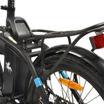 Bicicleta eléctrica plegable Sirio blanca 20" con frenos de disco