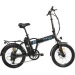 Bicicleta eléctrica plegable Sirio blanca 20" con frenos de disco