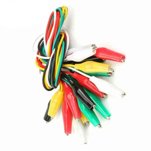 Conectores de pinzas de cocodrilo (10 unidades)