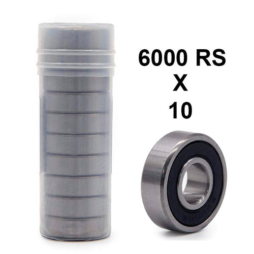 Roulement à billes 6000RS - 10 unités