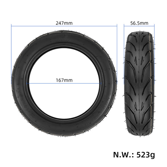 Neumático 10 Pulgadas,Ruedas Patinete,10x2,125 para Segway Ninebot F Serie (F20 F25 F30 F40),