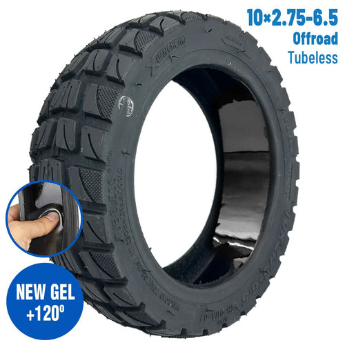Neumático rueda cubierta 10x2,75-6,5 Offroad Tubeless (Con gel antipinchazos) [Xuancheng]