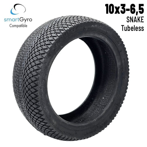 Neumático rueda cubierta 10x3,0-6,5 (SNAKE) Tubeless - Compatible con Smartgyro