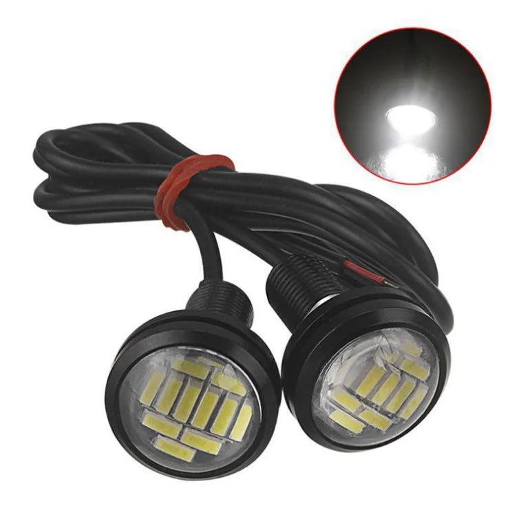 Luz Led ojo de Aguila (pack de 2 luces)(12 leds por luz) Elige tu color