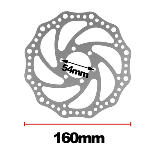 Disque de frein 160mm 6H argent
