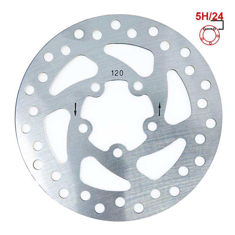 Disco de freno 120mm 5H plata V40 [Navee-Xiaomi]