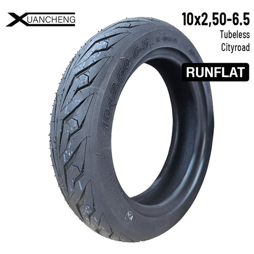 Neumático rueda cubierta 10×2,50-6,5 Tubeless Cityroad [Xuancheng]
