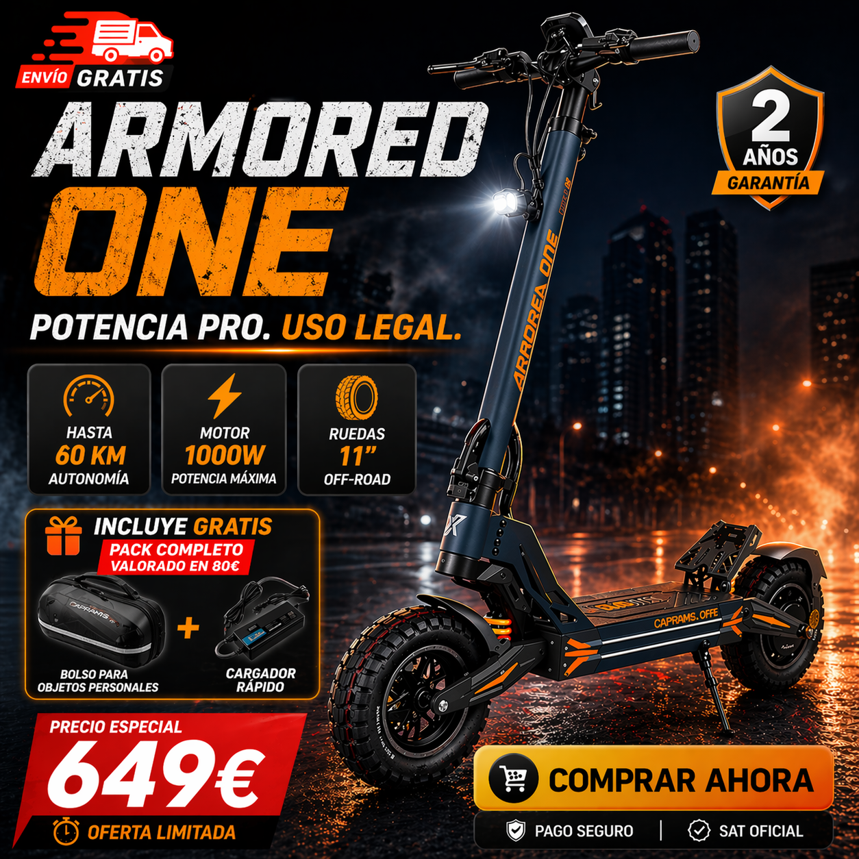 Ecoxtreme M41 Tank Elektroroller | Modell 2025