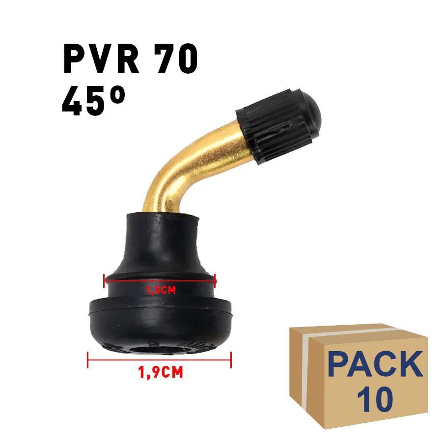 Gebogenes Tubeless-Ventil – 4 Größen 