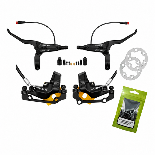 Frenos hidraulicos Nutt 4 pistones Ecoxtrem M41( Kit de Instalación completo )