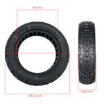 Rueda maciza negra 10x2,5-6,5 - Offroad (44MM) [Nedong]