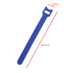 Bridas de nylon, organizador de cables (Pack de 10 unidades) AZUL 150mm