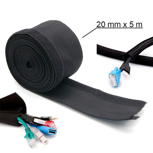 Housse en tissu pour câbles 5M