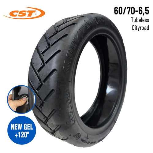 Rueda cubierta 60/70-6,5 Tubeless Cityroad para Xiaomi 5/MI4 (2gen) [CST] (Con gel antipinchazos)