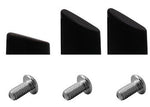 Gomas negras para tornillos del guardabarro trasero para Xiaomi (3 unidades)
