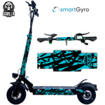 Vinilo + base antideslizante para Smartgyro Rockway, Speedway y Crossover – Azul turquesa [Gorilla]