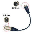 Cable convertidor GX16 a XLR de 3 pines