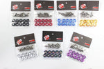 Arandela Tornillo de Aluminio Rojo (Pack 10 unidades)