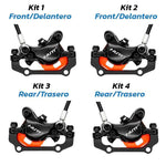 Kit 3 Freno hidráulico negro A5-D Trasero [Nutt]