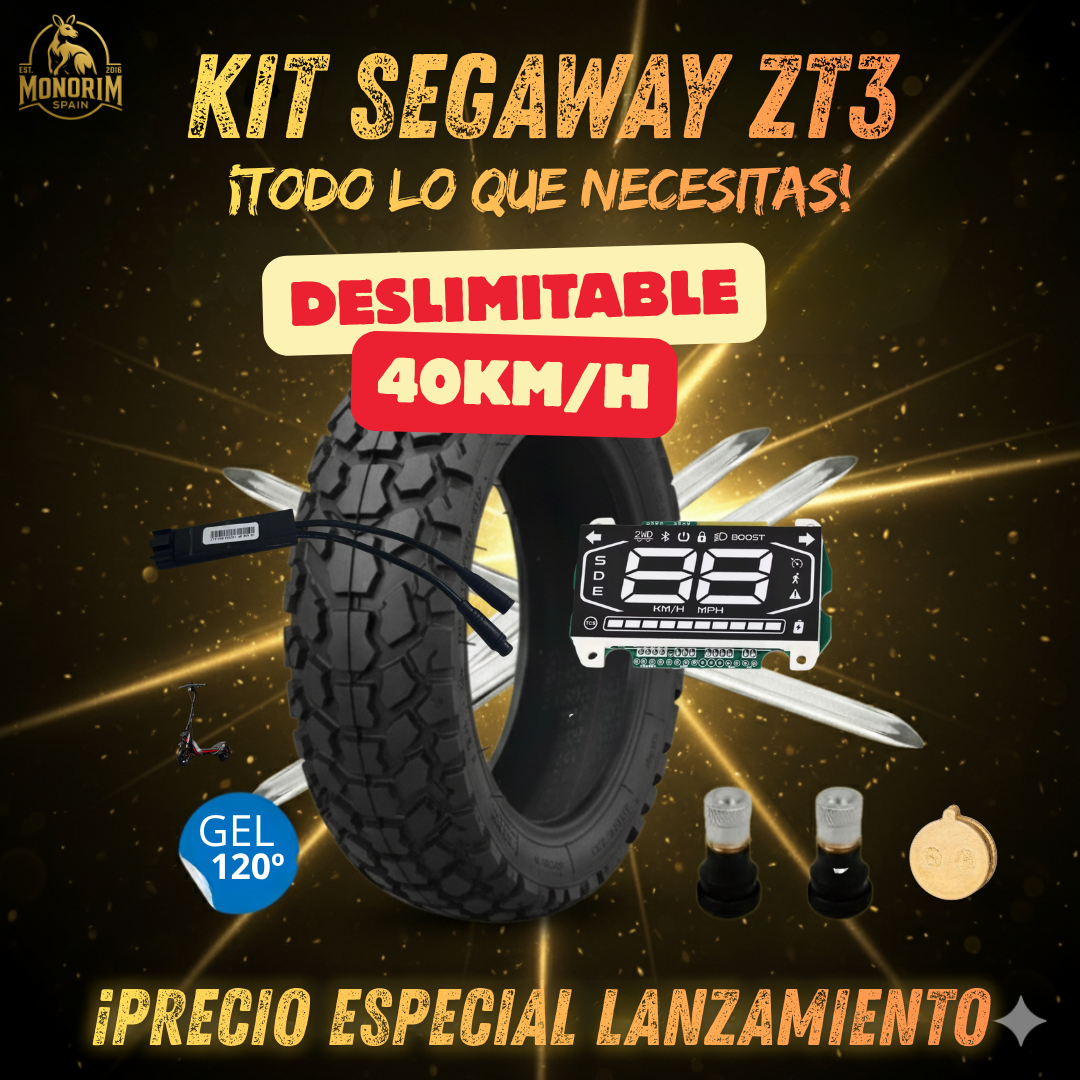 🏆 PACK DORADO — Ultimate Performance (Segway Ninebot ZT3 Pro [Deslimitado])