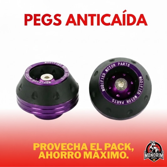 (OFERTA PACKS) Pieza anticaída para patinete para eje motor o llanta (PEGS)