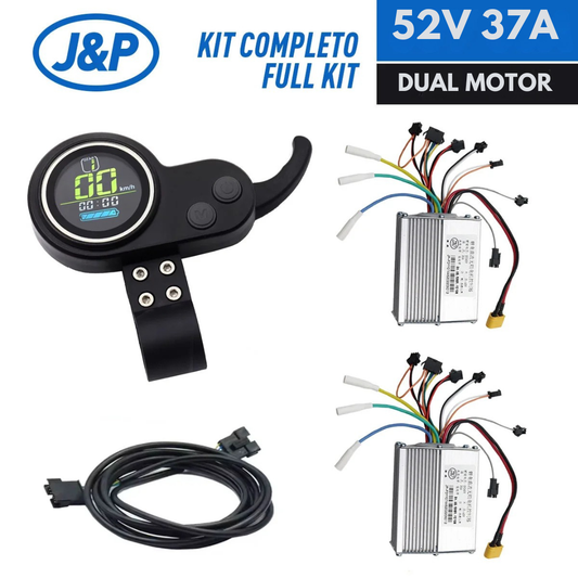 Kit Display + Controladora delantera y trasera – 52V 37A [JP]