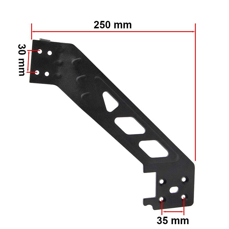 Brazo unión chasis y mástil L y R para Kukirin G2 Pro