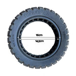Roue solide tout-terrain ultralégère 10x2,7-6,5 pour smartgyro et similaire 