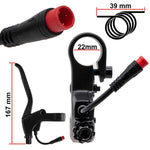 Maneta de freno R con conector Waterproof para Kugoo G2 Pro