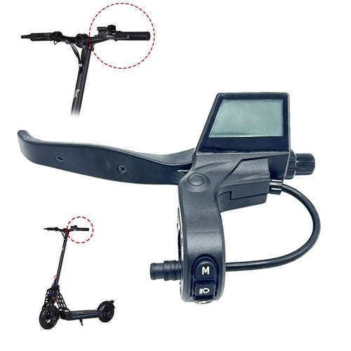 Maneta de freno izquierda con display Bogist Urbetter M6, Ecoxtrem Bison, B-Mov freestyle 5
