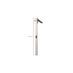 Mastil Tubo Doble Cierre Zfox Max Artic White