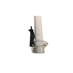 Mastil Tubo Doble Cierre Zfox Max Artic White