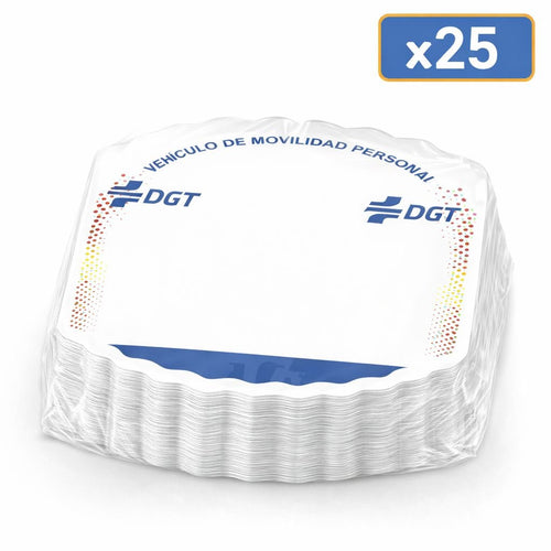 Matrículas DGT - Lote 25 unidades