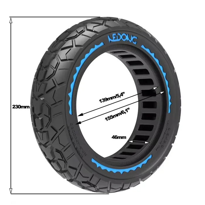Roue pleine ultralégère 8,5×2 