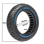 Rueda maciza 9,5×2,5-6,1 Offroad para NIU KQi3