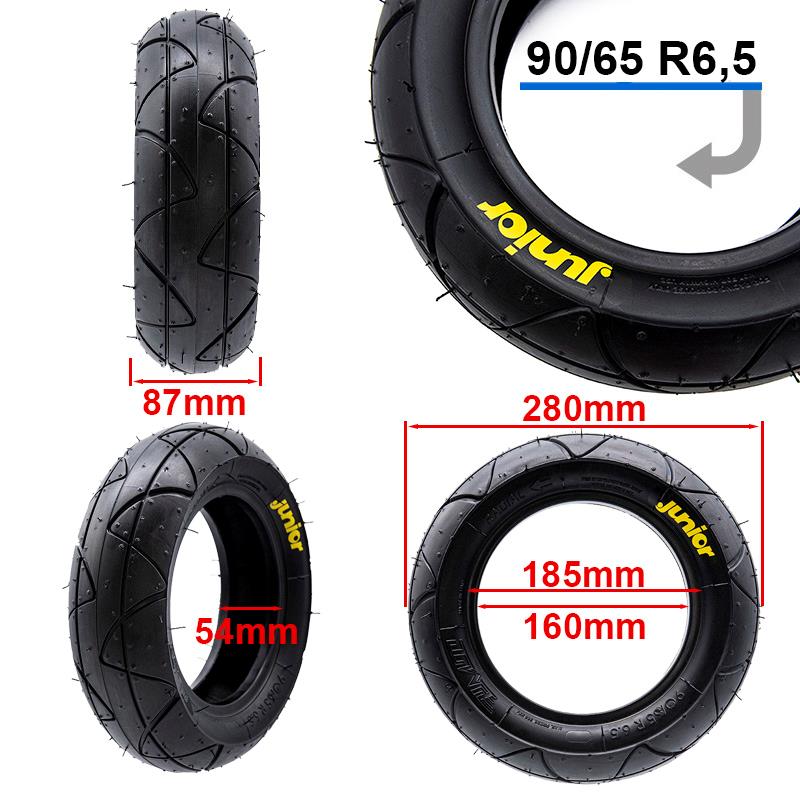 Neumático tubeless radial soft JUNIOR 90/65-6,5 [PMT]